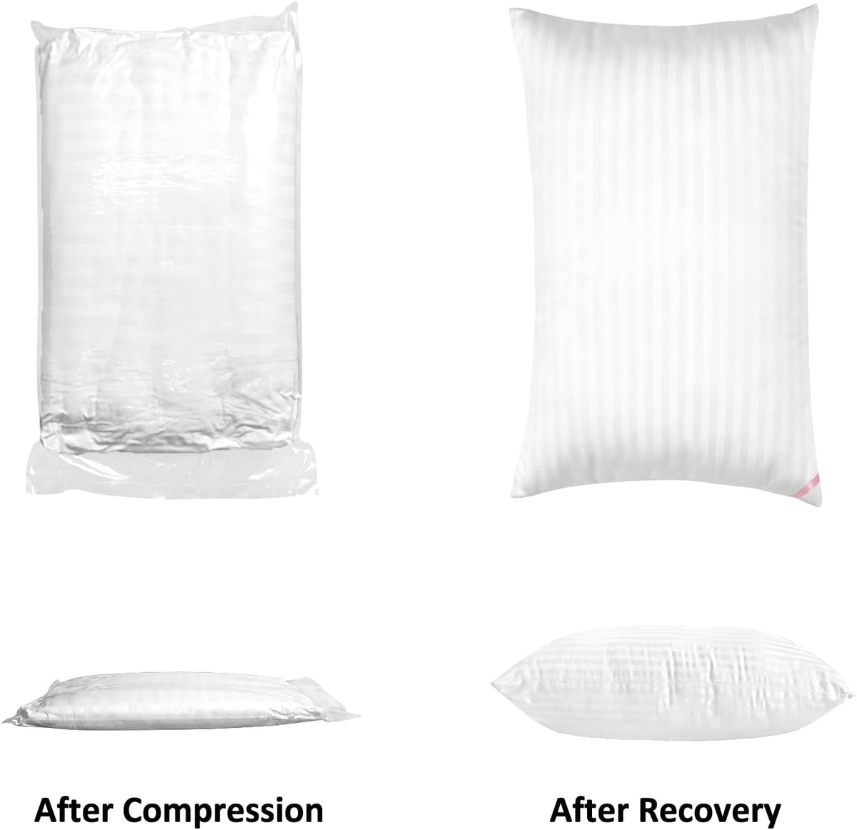 EIUE Hotel Collection Bed Pillows for Sleeping 2 Pack Standard Size,Pillows for Side and Back Sleepers,Super Soft Down Alternative Microfiber Filled Pillows,20 x 26 Inches