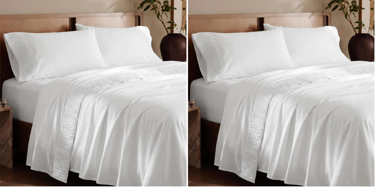 Bedsure Queen Sheet Set - 4 Pieces Soft, Breathable, Cooling Bed Sheets