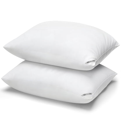Piwaal Luxury Hotel Pillows for Sleeping 4 Pack,Bed Pillows Standard Size Set of 4,Down Alternative Filling,Pillows for Back,Stomach or Side Sleepers