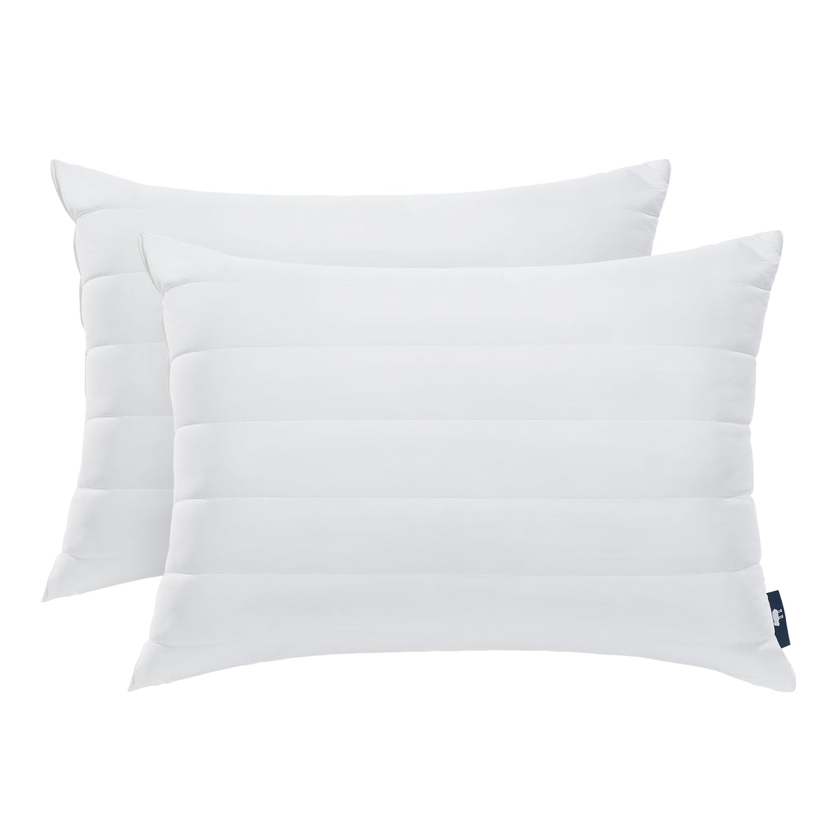 Serta Down Illusion Balanced Support Cotton Pillows,Standard/Queen (2 Pack)