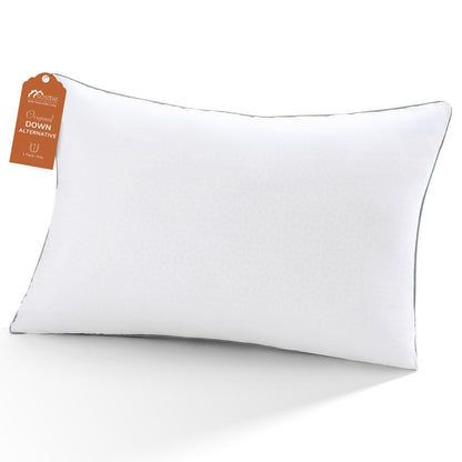 Sasttie Firm Pillows Queen Size Set of 4, Bed Pillows for Side, Back, and Stomach Sleepers - Oeko-Tex Certified Supportive Down Alternative Plump Filling - Hotel Quality and Machine Washable, 4 Pack