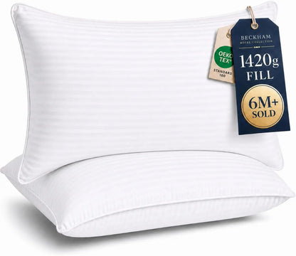 Beckham Hotel Collection Bed Pillows King Size Set of 2