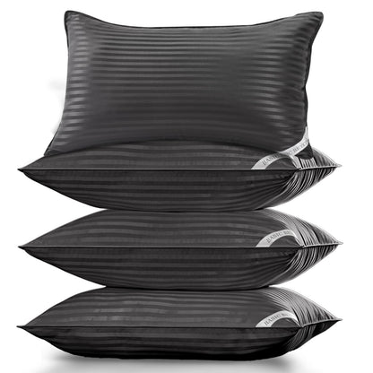 Basic Beyond King Size Bed Pillow - 2 Pack Hotel Collection Super Soft Down Alternative Pillow for Sleeping