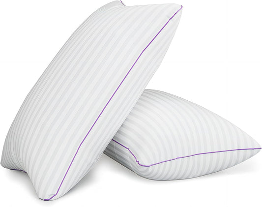 Bed Pillows King Size Set of 2,side sleeper pillow,Down Alternative Fill