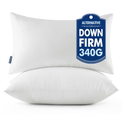 MIULEE 18x18 Throw Pillows Inserts 2 Pack, Decorative Pillows for Couch Bed