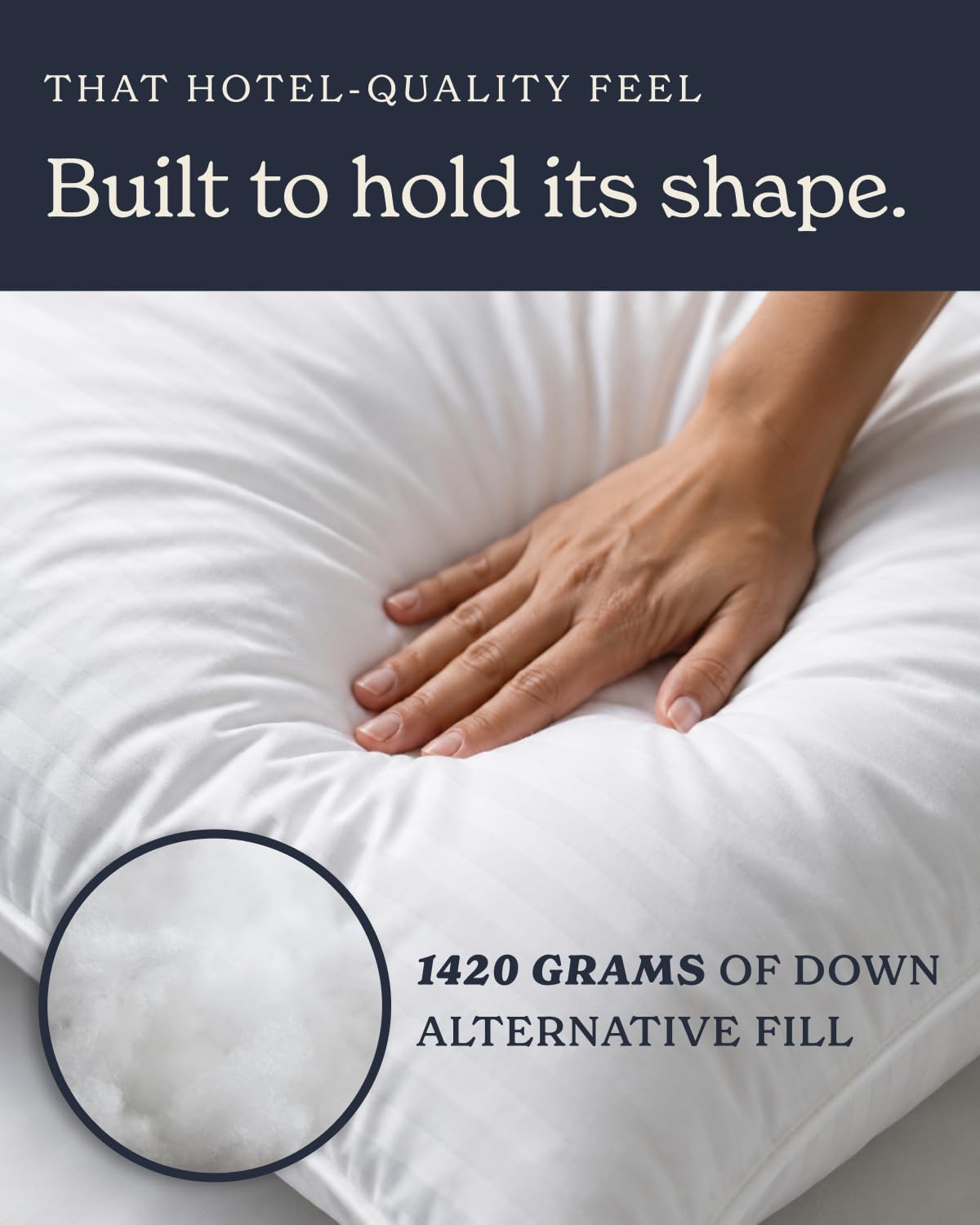 Beckham Hotel Collection Bed Pillows King Size Set of 2