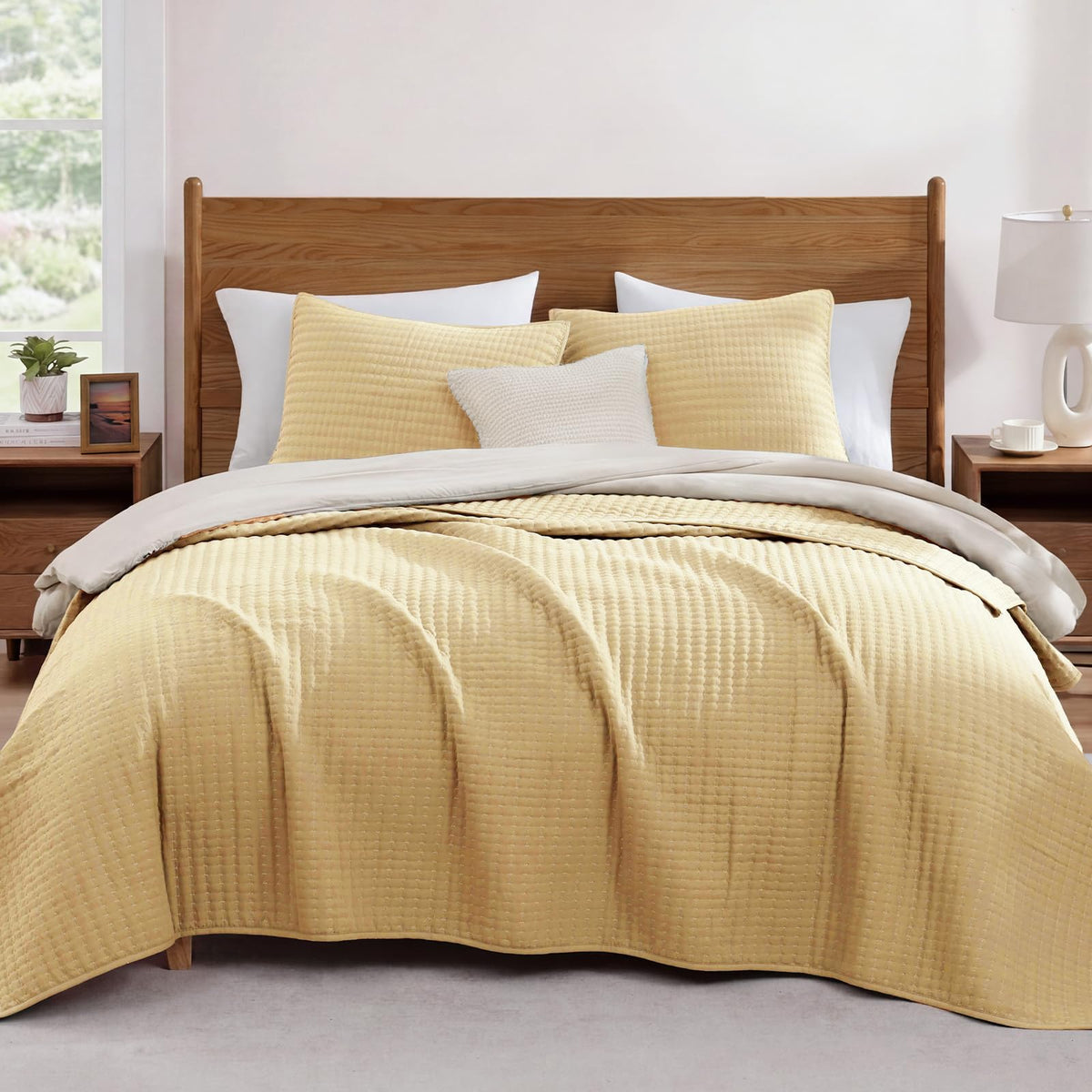 Queen Quilt-Lightweight Bedspreads Olive Green Queen Size Quilt Bedding Set