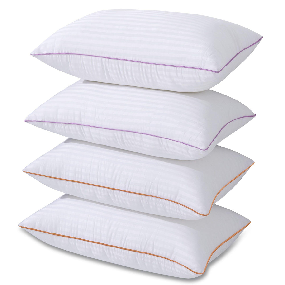 Bed Pillows King Size Set of 2,side sleeper pillow,Down Alternative Fill