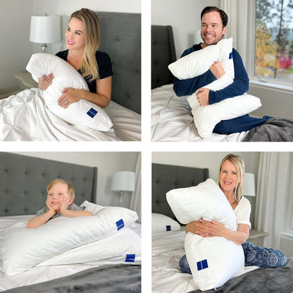 ACCURATEX Pillows King Size Set of 2, Adjustable Hybrid Pillow 2 Pack