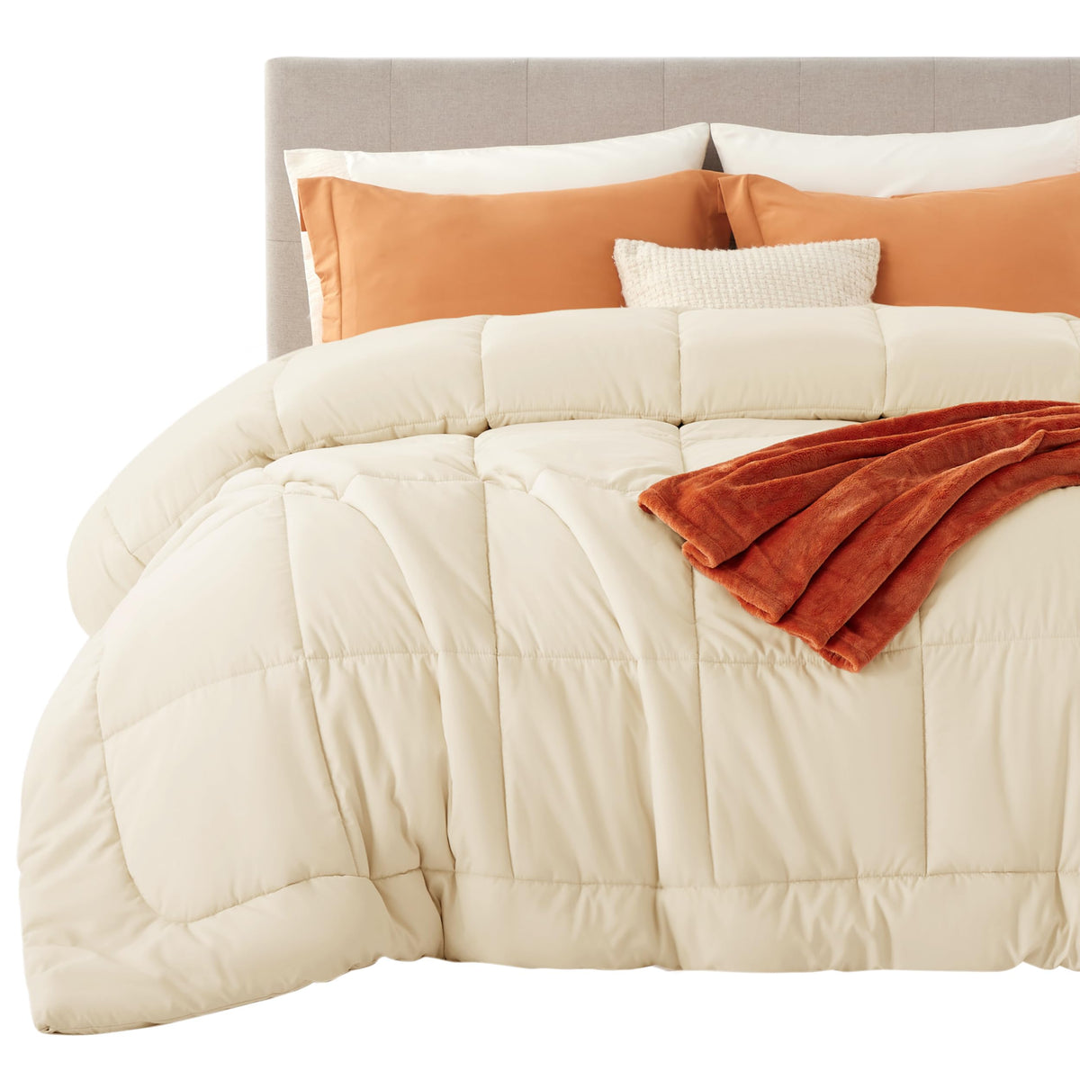 Bedsure Comforter Duvet Insert, Quilted Bedding Blanket, Oeko-TEX