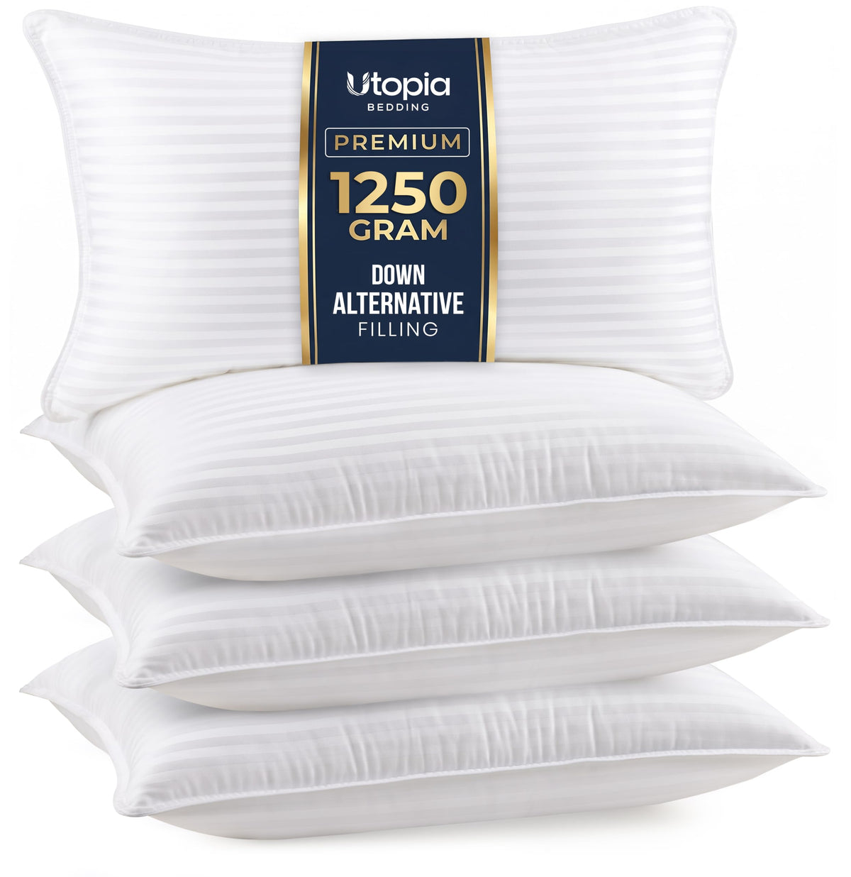 Utopia Bedding Hotel Bed Pillows for Sleeping, Pillows Queen Size Set of 2