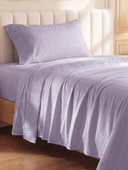 Bedsure Queen Sheet Set - 4 Pieces Soft, Breathable, Cooling Bed Sheets