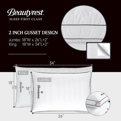 Beautyrest Hotel Collection Luxury Queen Pillows Set of 2