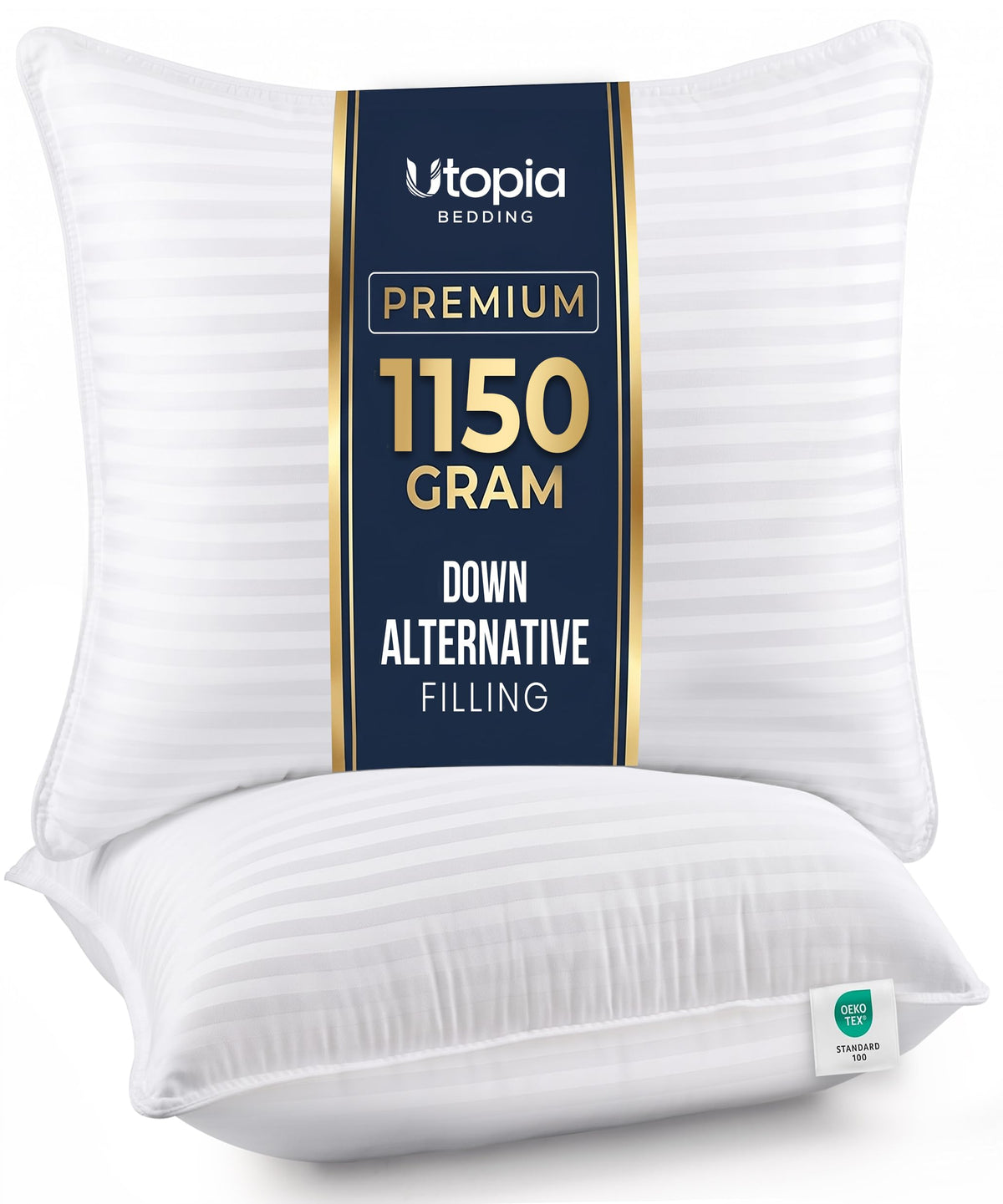 Utopia Bedding Hotel Bed Pillows for Sleeping, Pillows Queen Size Set of 2