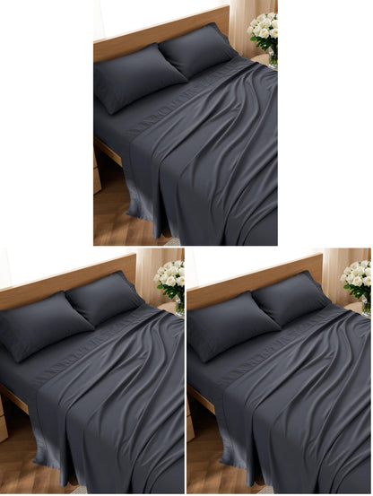 Bedsure Queen Sheet Set - 4 Pieces Soft, Breathable, Cooling Bed Sheets