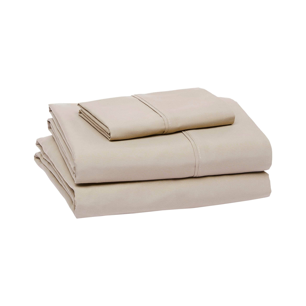 Amazon Basics Lightweight Super Soft Easy Care Wrinkle Free Microfiber 3 Piece Bed Sheet Set with 14-Inch Deep Pockets, Twin, Navy Blue, Solid, Kids, Men & Women Bedding