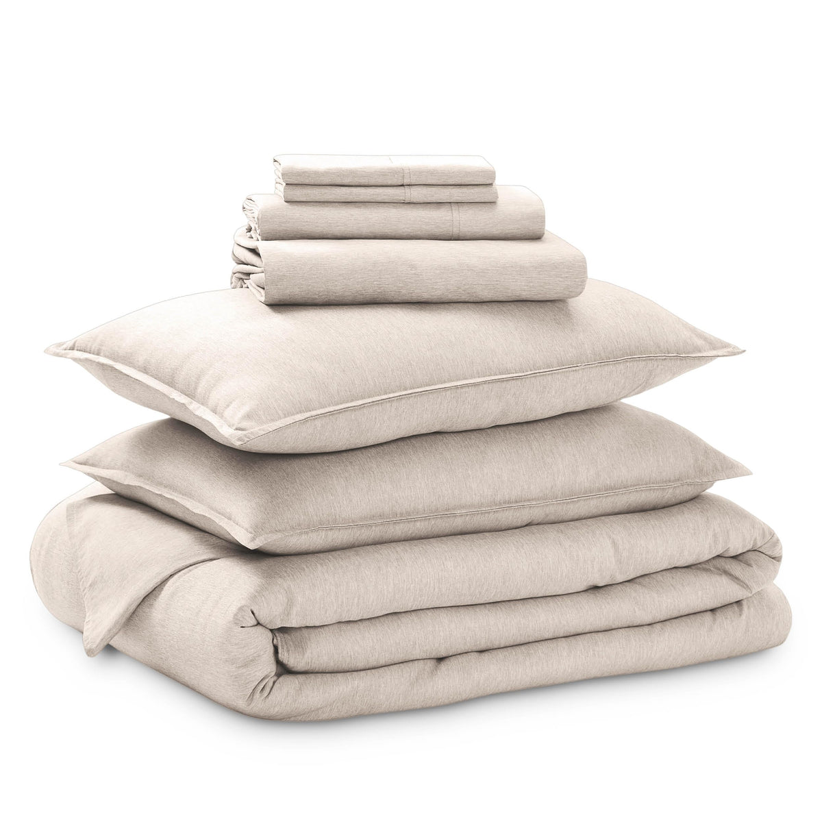 Bare Home Bed-in-A-Bag 5 Piece Set (Twin XL, Grey/Light Grey)