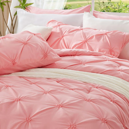 BEDELITE Pink King Comforter Set Pink,Fluffy & Soft Comforter