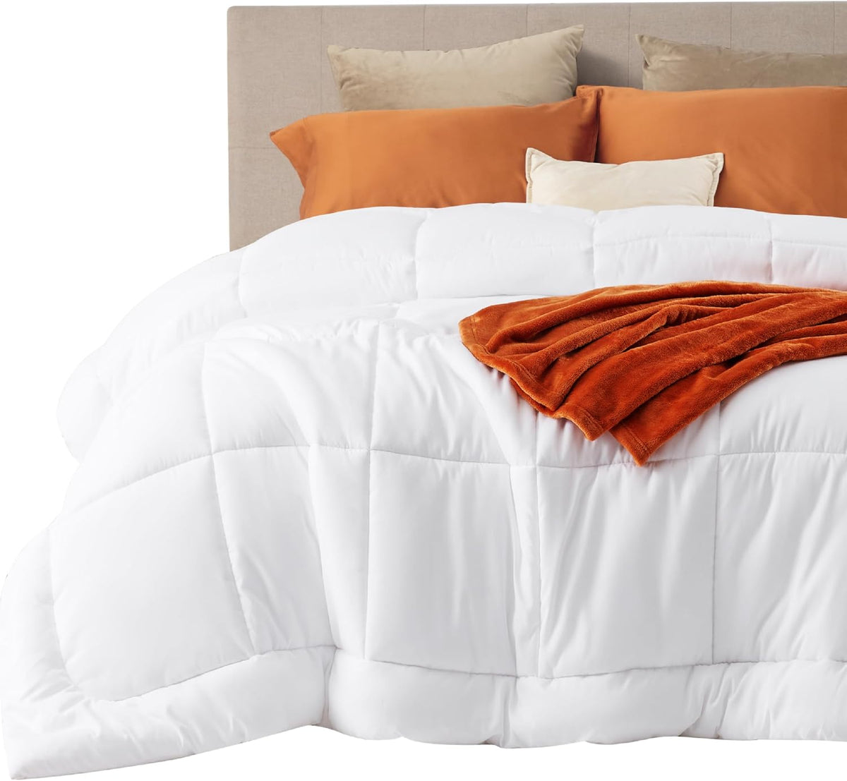 Bedsure Comforter Duvet Insert, Quilted Bedding Blanket, Oeko-TEX