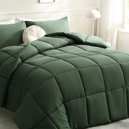 DOWNCOOL Comforters Queen Size, White Duvet Insert, Lightweight Quilt