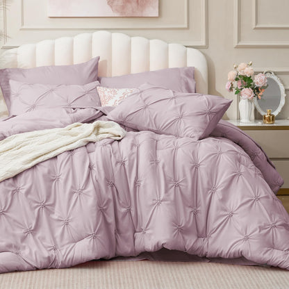 BEDELITE Pink King Comforter Set Pink,Fluffy & Soft Comforter