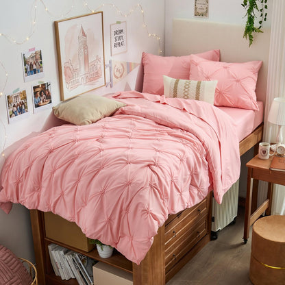 BEDELITE Pink King Comforter Set Pink,Fluffy & Soft Comforter
