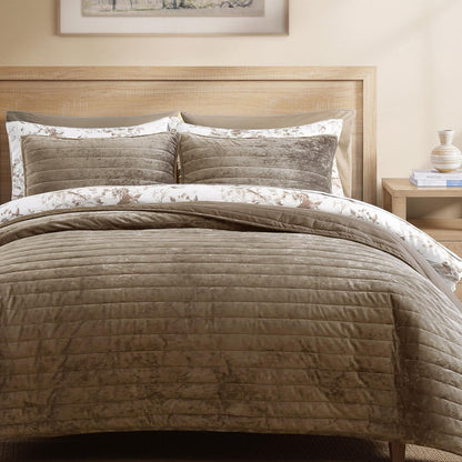 Queen Quilt-Lightweight Bedspreads Olive Green Queen Size Quilt Bedding Set