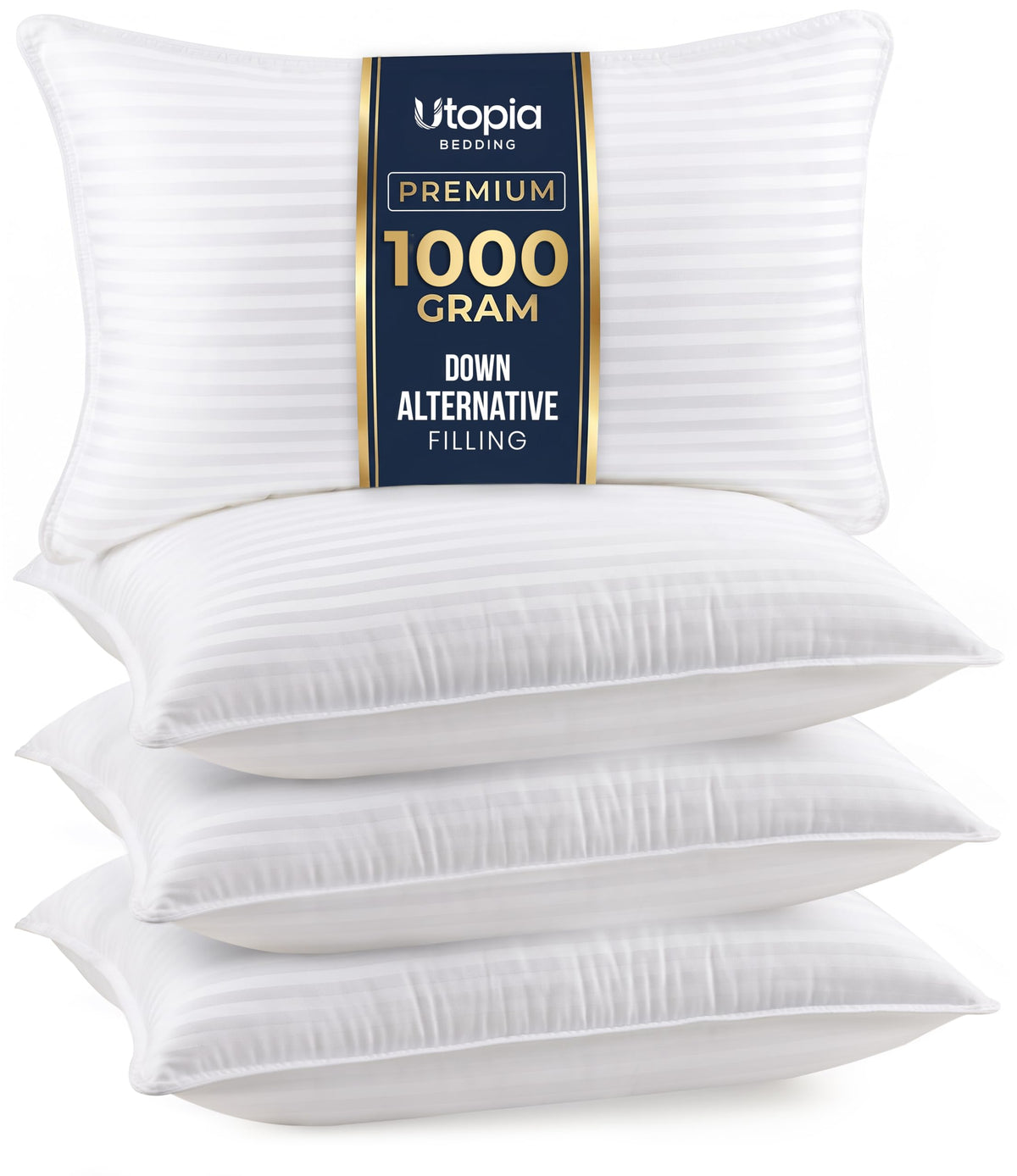 Utopia Bedding Hotel Bed Pillows for Sleeping, Pillows Queen Size Set of 2