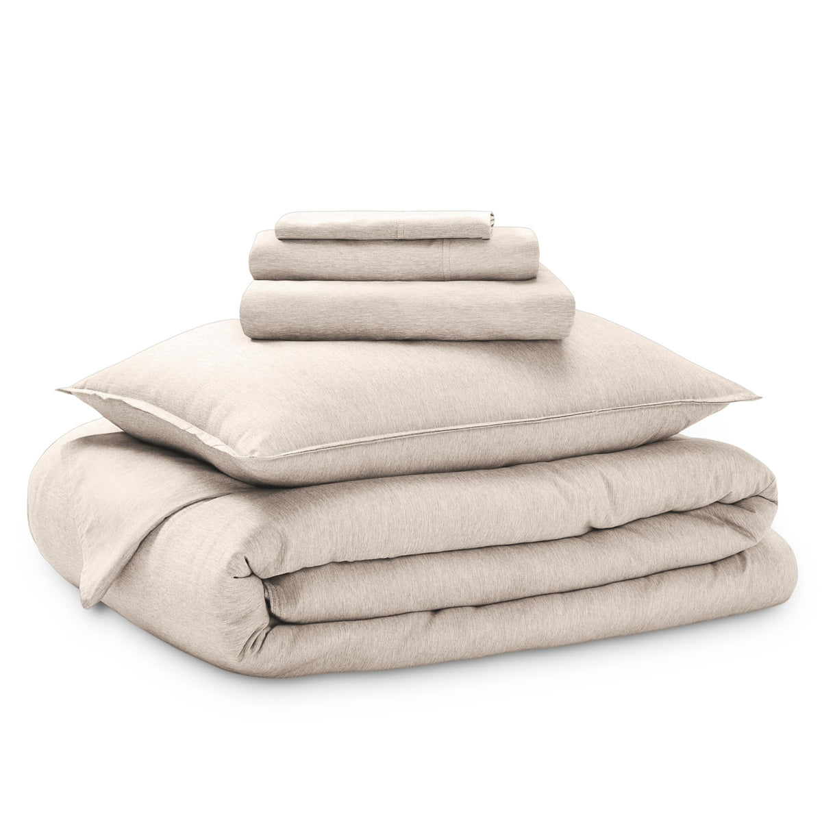 Bare Home Bed-in-A-Bag 5 Piece Set (Twin XL, Grey/Light Grey)
