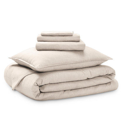 Bare Home Bed-in-A-Bag 5 Piece Set (Twin XL, Grey/Light Grey)