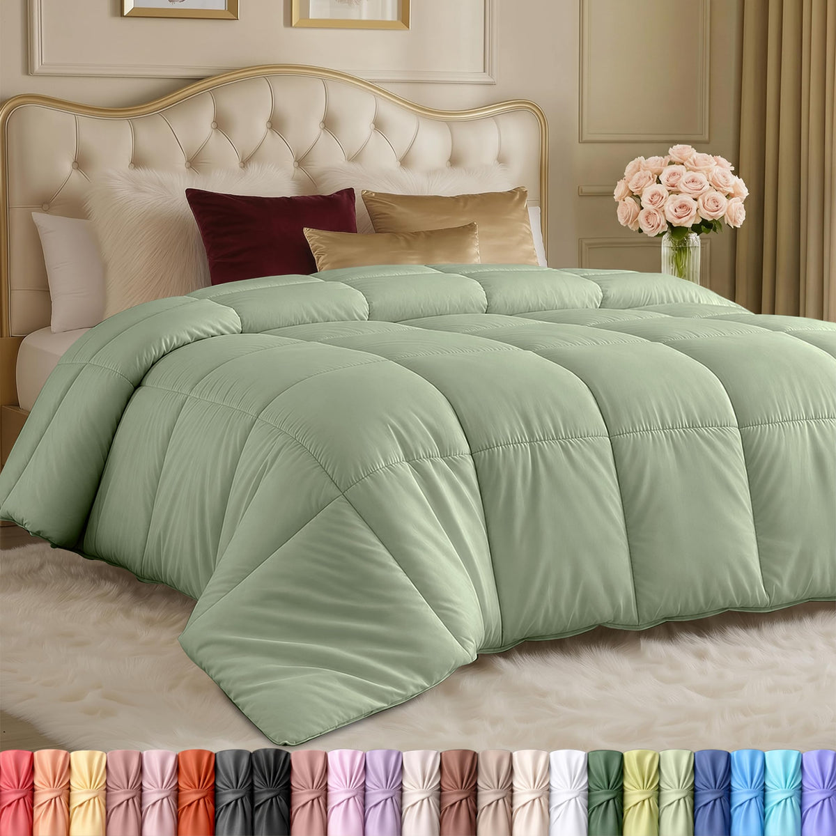 Utopia Bedding Duvet Insert, Twin Comforter 64 x 88 Inches, White