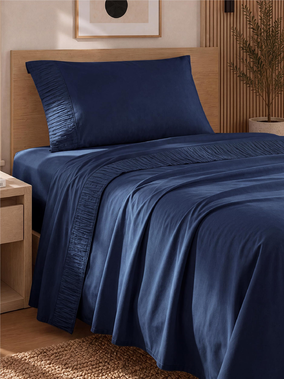 Bedsure Queen Sheet Set - 4 Pieces Soft, Breathable, Cooling Bed Sheets