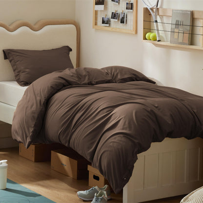 Bedsure White Duvet Cover Queen Size - Soft Double Brushed Bedding Set for Kids & Adults, Zipper Closure, 3 Pieces, Includes 1 Duvet Cover (90"x90") & 2 Pillow Shams, NO Comforter