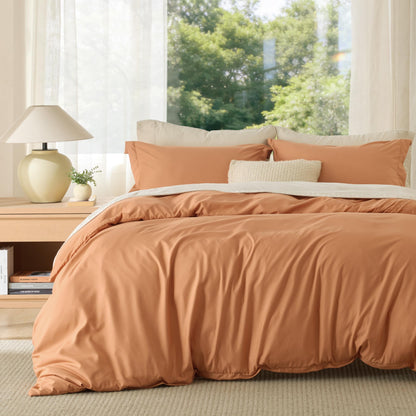 Bedsure White Duvet Cover Queen Size - Soft Double Brushed Bedding Set for Kids & Adults, Zipper Closure, 3 Pieces, Includes 1 Duvet Cover (90"x90") & 2 Pillow Shams, NO Comforter