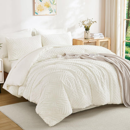Andency King Size Comforter Set, Dark Emerald Green, 7 Pieces