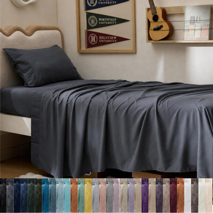 Bedsure Queen Sheet Set - 4 Pieces Soft, Breathable, Cooling Bed Sheets