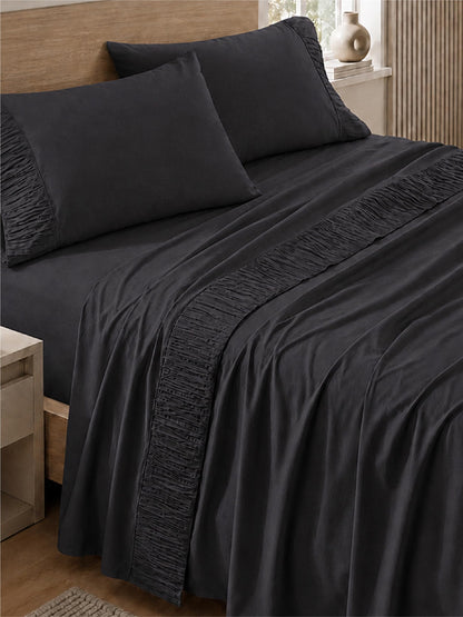 Bedsure Queen Sheet Set - 4 Pieces Soft, Breathable, Cooling Bed Sheets