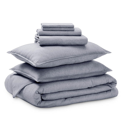 Bare Home Bed-in-A-Bag 5 Piece Set (Twin XL, Grey/Light Grey)