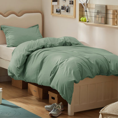 Bedsure White Duvet Cover Queen Size - Soft Double Brushed Bedding Set for Kids & Adults, Zipper Closure, 3 Pieces, Includes 1 Duvet Cover (90"x90") & 2 Pillow Shams, NO Comforter