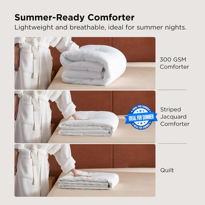 Bedsure Duvet Insert King - Down Alternative Lightweight Comforter
