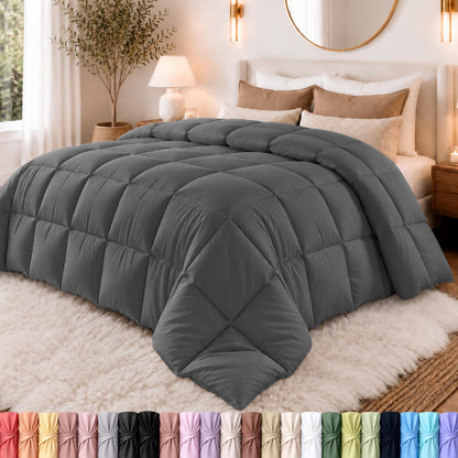 Utopia Bedding Duvet Insert, Twin Comforter 64 x 88 Inches, White