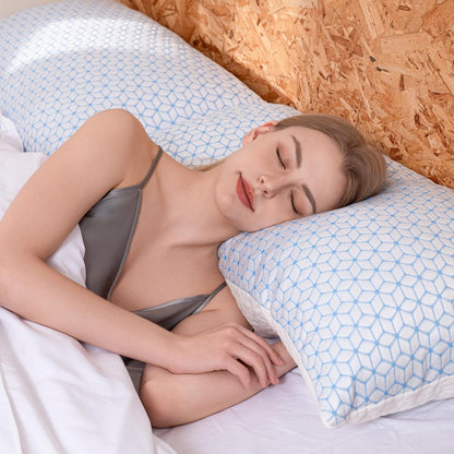 Love Attitude Pillows Queen Size Set of 2, Shredded Memory Foam Pillows