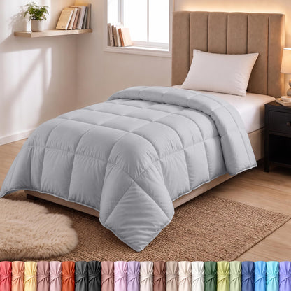 Utopia Bedding Duvet Insert, Twin Comforter 64 x 88 Inches, White