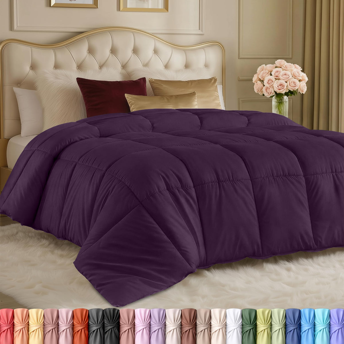 Utopia Bedding Duvet Insert, Twin Comforter 64 x 88 Inches, White