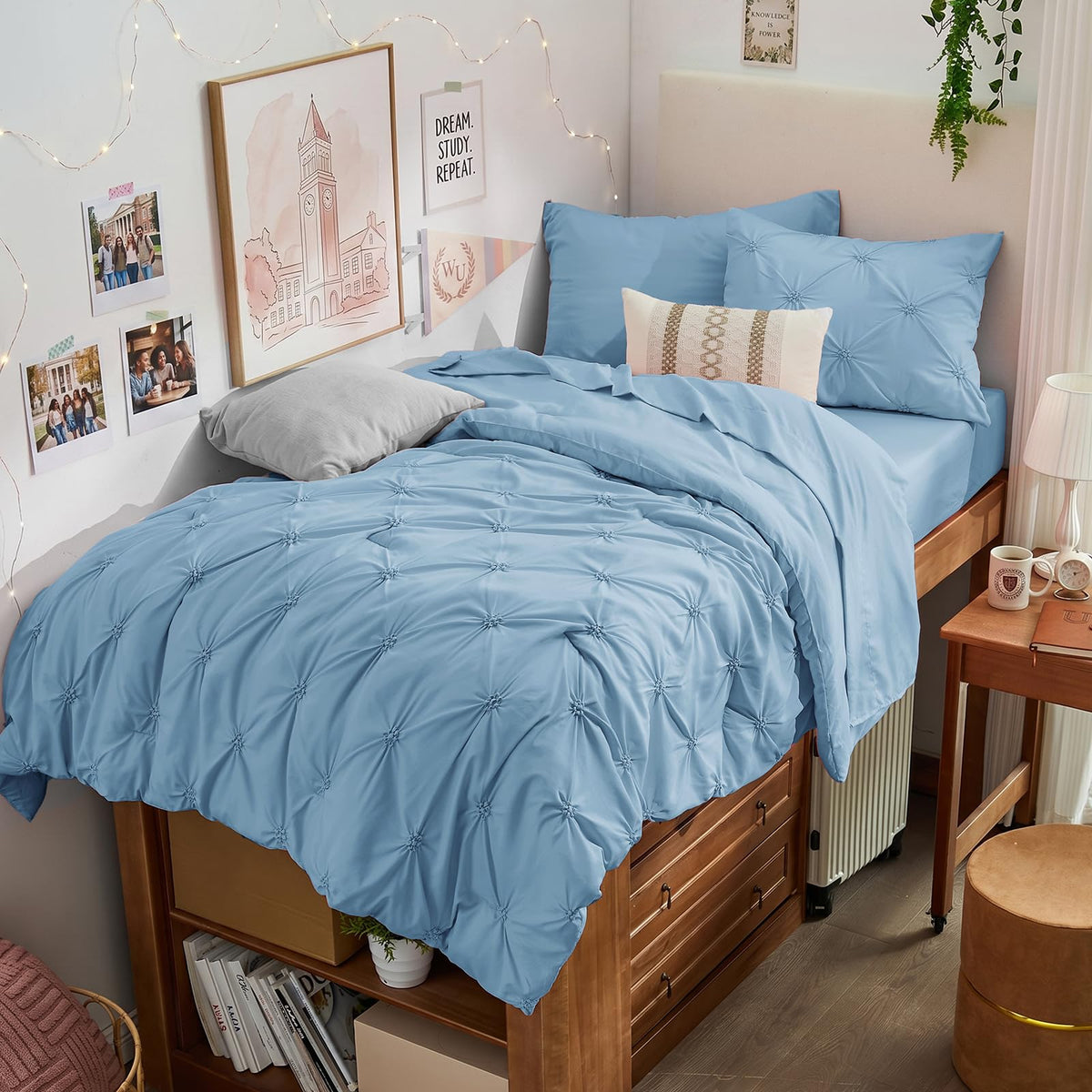 BEDELITE Pink King Comforter Set Pink,Fluffy & Soft Comforter