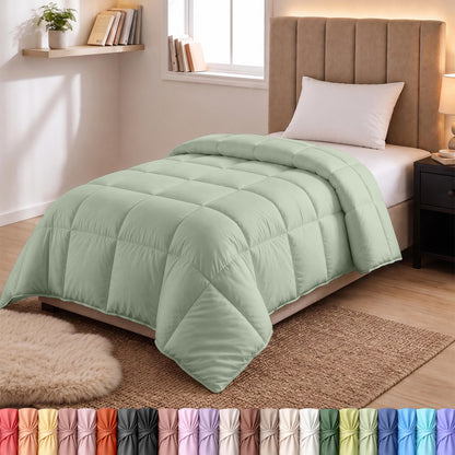 Utopia Bedding Duvet Insert, Twin Comforter 64 x 88 Inches, White
