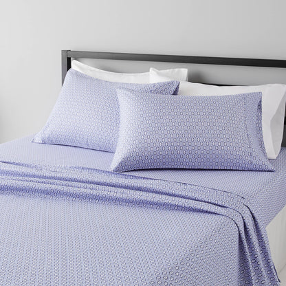 Amazon Basics Lightweight Super Soft Easy Care Wrinkle Free Microfiber 3 Piece Bed Sheet Set with 14-Inch Deep Pockets, Twin, Navy Blue, Solid, Kids, Men & Women Bedding